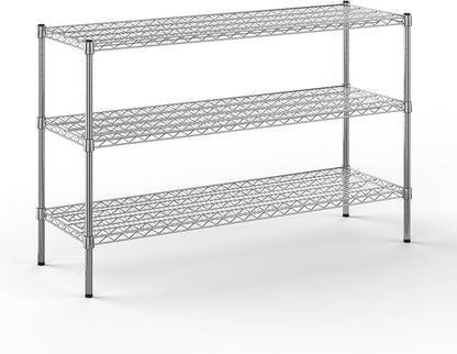 18" Deep x 54" Wide x 34" Height Wire Shelving Kit | 3-Tier | NSF Commercial by Regal+Altair