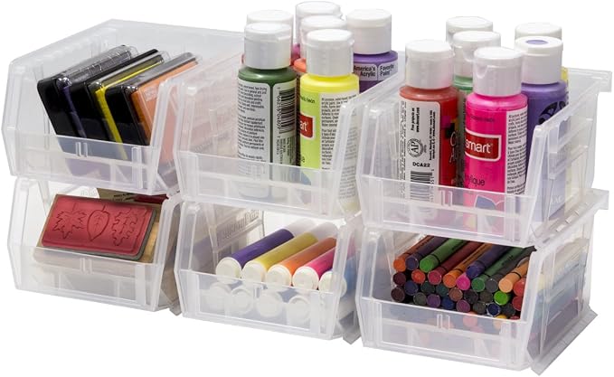 Akro-Mils 30210 AkroBins Plastic Storage Bins, Space-Saving Stackable Bins - Image 9