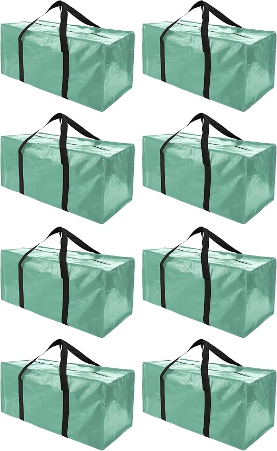 8 Pack Extra Large Moving Bags by PANDA+JOYS