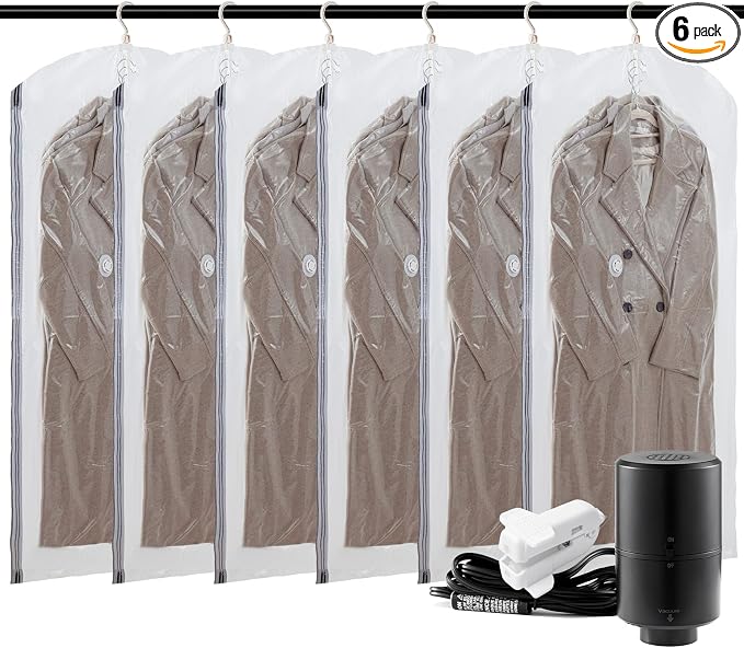 TAILI Hanging Vacuum Sealer Suction Space Saver Storage Bags by TAILI