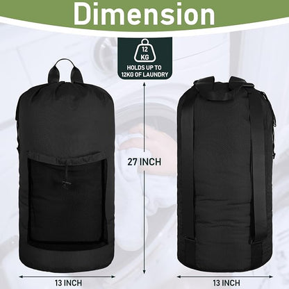 Laundry Bag Backpack, Large Travel Laundry Bags - Image 2