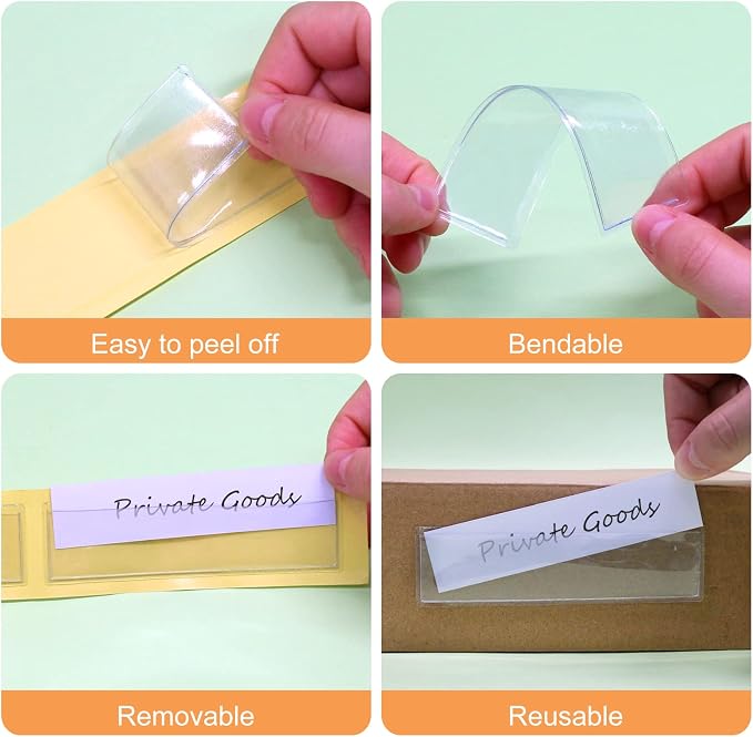 Label Holders Adhesive Shelf Tags - Image 4