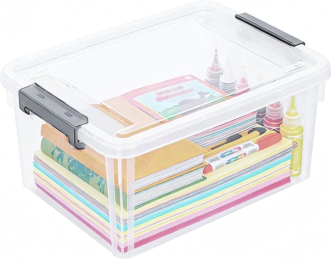 Citylife 17 QT Plastic Storage Bins by Anywish