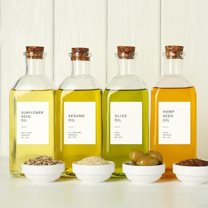 250 White Spice Labels by ThreeKin | Waterproof & Oil-Resistant Pre-Printed - Image 7