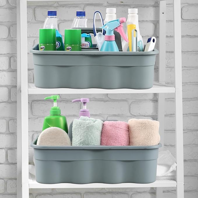 Plastic Cleaning Supplies Caddy - Image 5