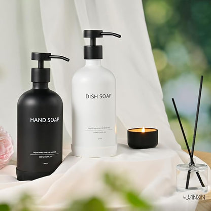Glass Kitchen Soap Dispenser Set - Image 7
