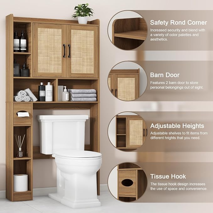 Vabches Over The Toilet Storage Cabinet - Image 3