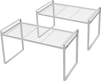 2Pack Cabinet Shelf Organizer Storage Rack Space Saving by Shantton