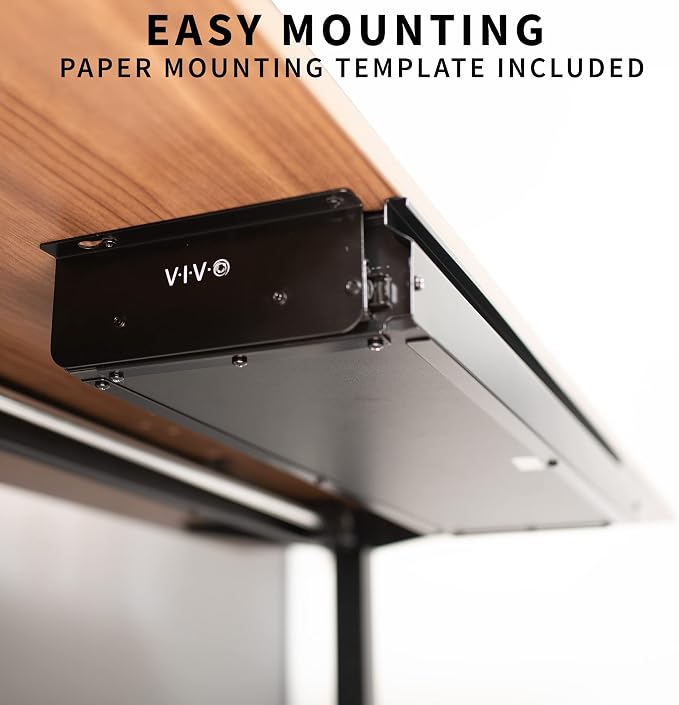 VIVO Large 33 inch Under Desk Slide Out Storage Drawer Organizer, DESK-DR33-B - Image 7