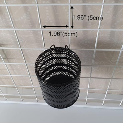 Metal Hook Wall Mounted Pen Pencil Holder, Office Desk Organizer - Image 5