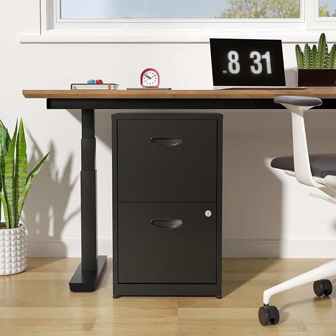 2 Drawer File Cabinet, Metal Two Drawer Vertical File Cabinets - Image 8