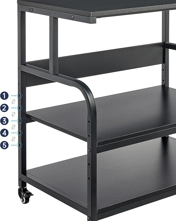 32.3" x 18.9" Extra Large Printer Stand Table - Image 4