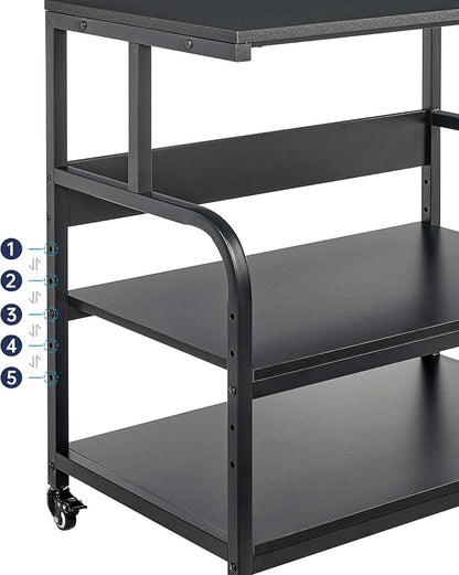 32.3" x 18.9" Extra Large Printer Stand Table - Image 4