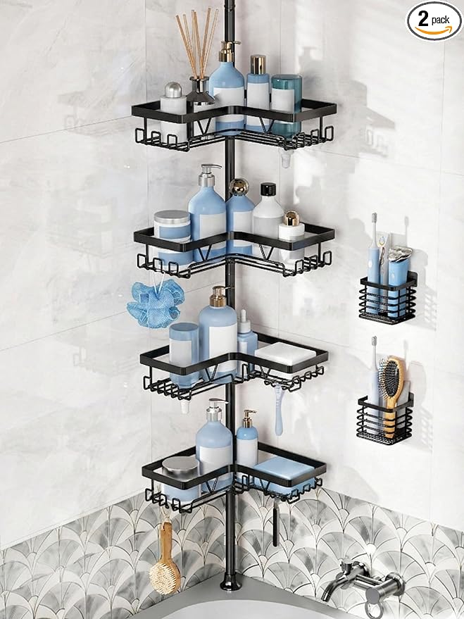 KEGII Set of 2 Wall Mount Toothbrush Holders by KEGII