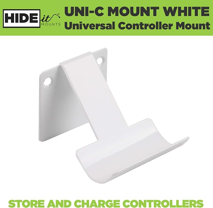 HIDEit Mounts (2-Pack White Uni-C Controller Wall Mount - Image 2