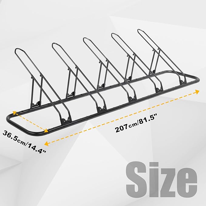 CyclingDeal Bicycle Floor Parking Rack Stand - Image 5