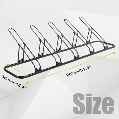 CyclingDeal Bicycle Floor Parking Rack Stand - Image 5