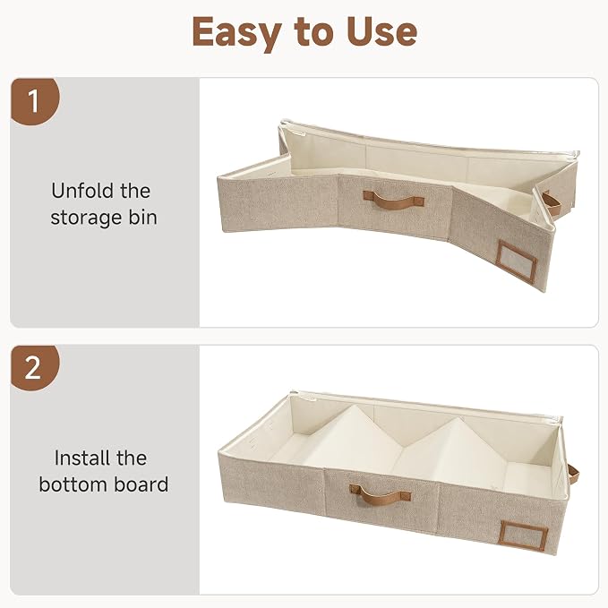 StorageWorks Extra Large Under Bed Storage Containers - Image 7