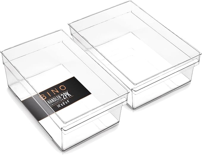 BINO | Plastic Storage Bins, Large | THE HANDLER COLLECTION | Multipurpose by BINO