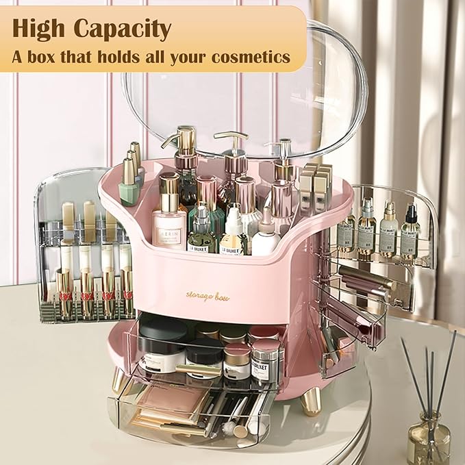Makeup Organizer & Skincare Organizers, Cosmetic Organizer Box - Image 2