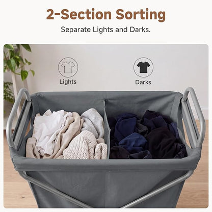 StorageWorks 2 Section Laundry Sorter - Image 4