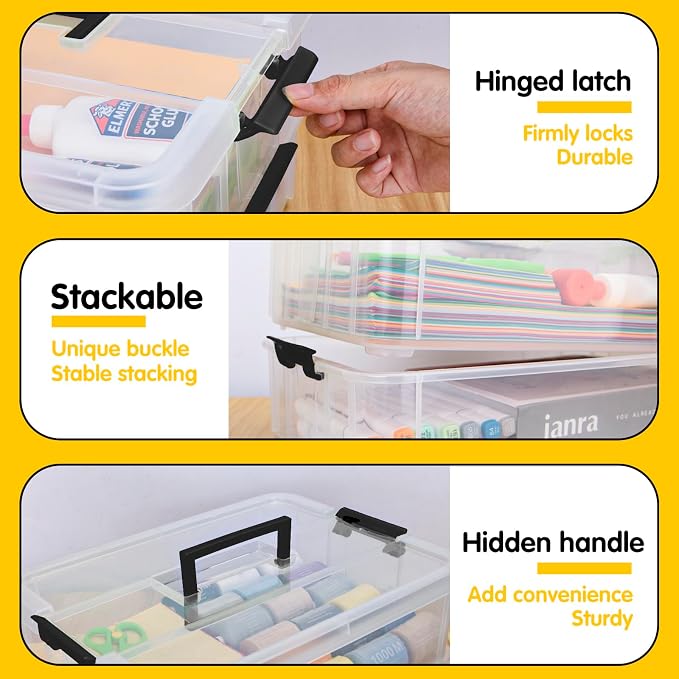 2 Layer Plastic Storage Containers - Image 4