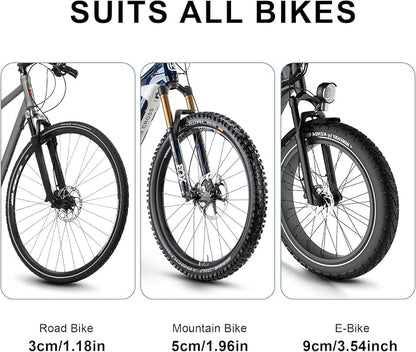 QAQ Swivel Bike Wall Mount, Vertical Bike Rack Garage Holds Up to 66lbs - Image 3
