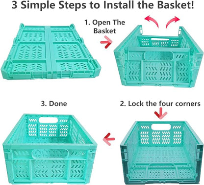 20L Folding Crate, Collapsible Storage Crates - Image 3