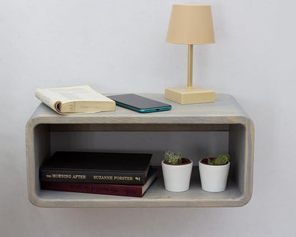 Floating Nightstand Wooden, Bedside Table, Nightstand Shelf, Wall Mounted - Image 6