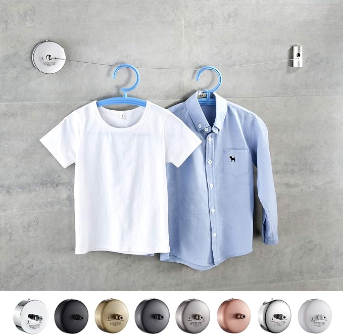 JOOM Retractable Clothesline Stainless Steel Heavy Duty 9Feet - Image 2
