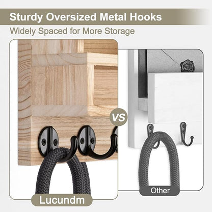 Key and Mail Holder Wall Mount, Key Hanger - Image 5