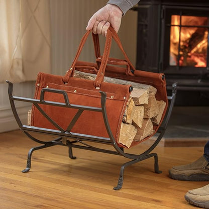 UniFlame Olde World Iron Firewood Log Holder - Image 7