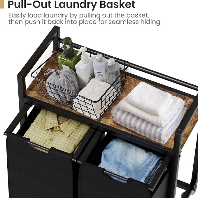 Laundry Hamper, Laundry Basket, Laundry Sorter - Image 5