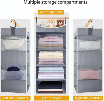 4-Shelf Hanging Closet Organizer and Storage - Image 5