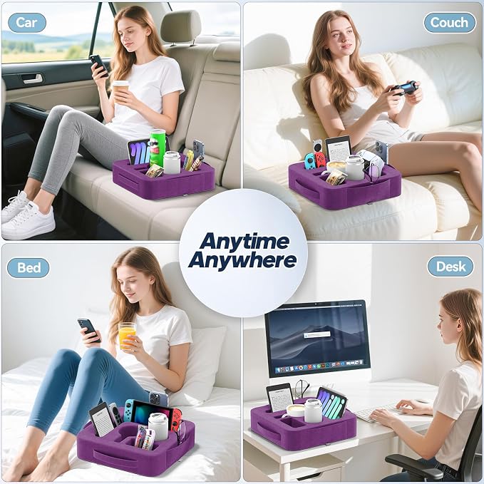 Couch Cup Holder Pillow, Sofa and Bed Caddy - Image 7