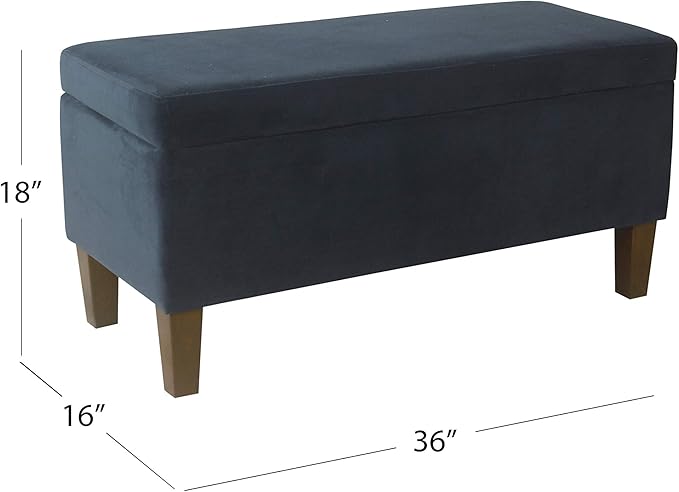 HomePop 36" Storage Ottoman Bench - Image 3
