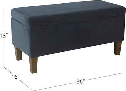 HomePop 36" Storage Ottoman Bench - Image 3
