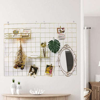 Grid Wire Board, for Memo Picture Panel Wall Decoration for Room Office Mat - Image 7