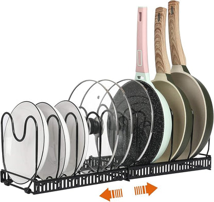 ROOHUA Pot Rack -Expandable Pan Organizer by ROOHUA