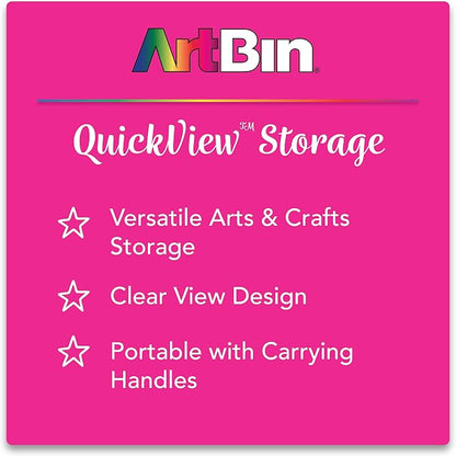 ArtBin 17 inch 8017AB Quick View Carrying Case, Portable Art & Craft Organizer - Image 6