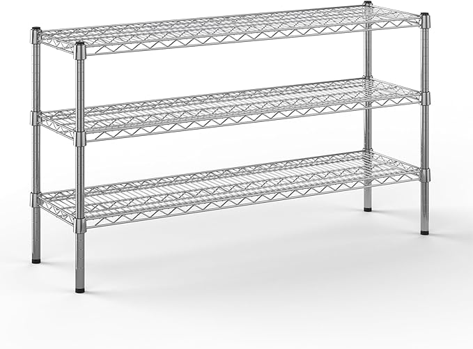 14" Deep x 48" Wide x 27" Height Wire Shelving Kit | 3-Tier | NSF Commercial by Regal+Altair