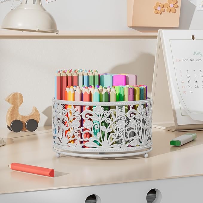 EKNITEY Rotating Mesh Desk Organizer - Image 3