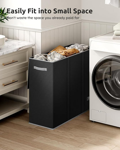 SOLEDI 180L Laundry Hamper 3 Section, Extra Large Laundry Hamper - Image 7