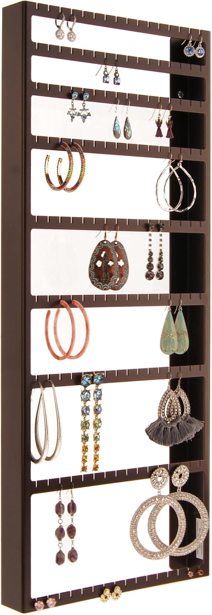Angelynn's Wall Mounted Big and Small Earring Holder Organizer Display Women by Angelynns