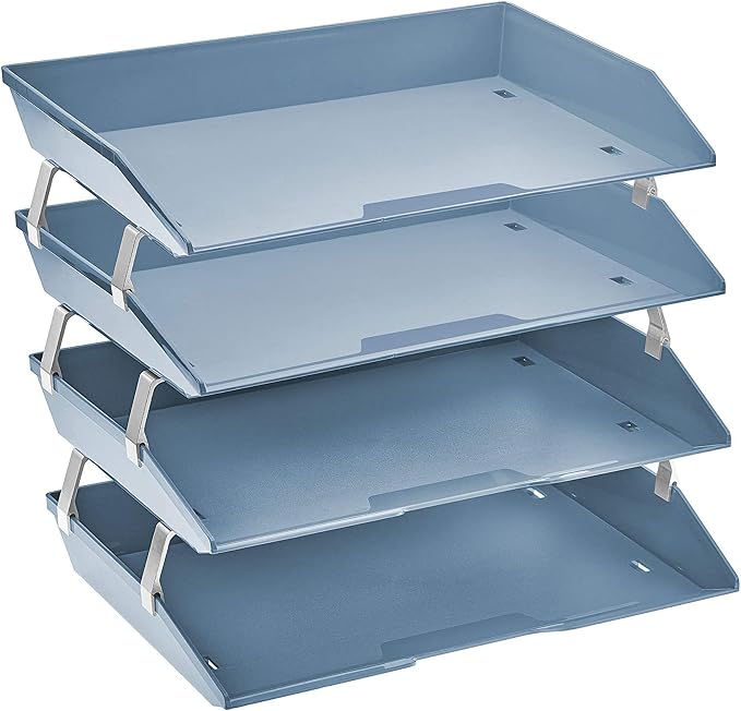 Acrimet Facility 4 Tier Letter Tray, Side Load, Letter Size/A4, Desktop File by Organizingyourlife