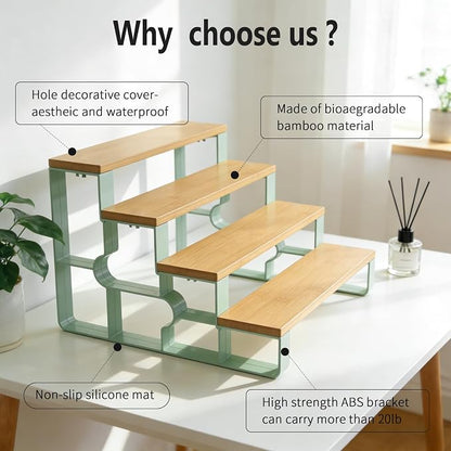 Counter Perfume Organizer, 4-Tier Cologne Stand - Image 7