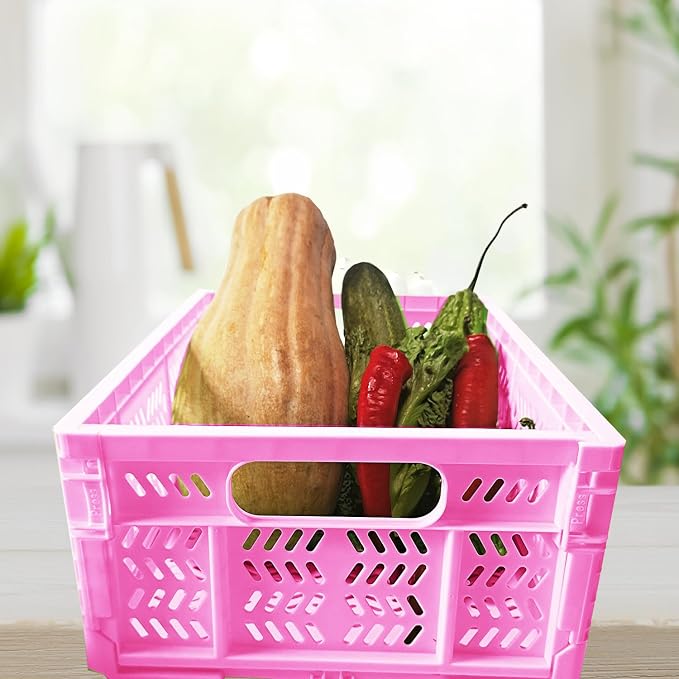 20L Folding Crate, Collapsible Storage Crates - Image 4