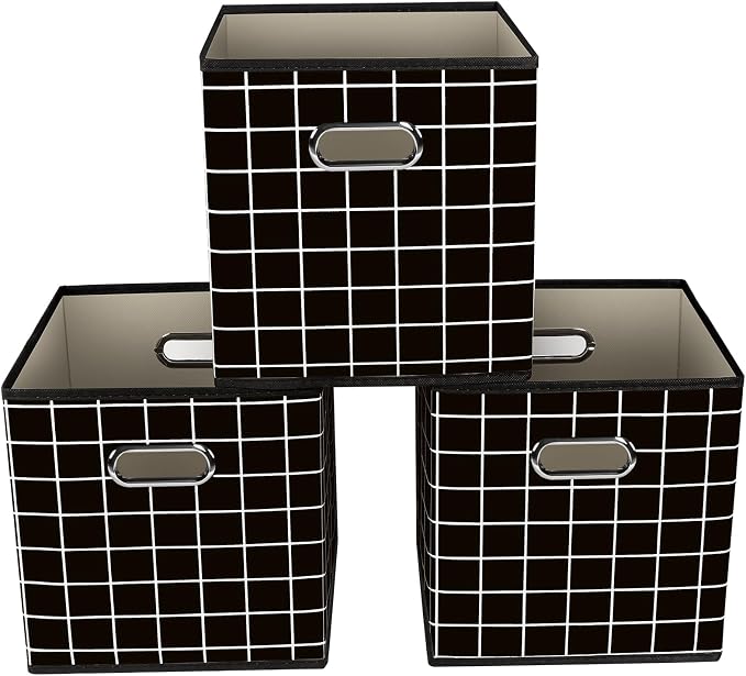Yunkeeeper storage bins Cubes, Fabric Cube Organizer by Yunkeeper