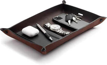 Main Street Forge Leather Valet Tray by MainStreetForge