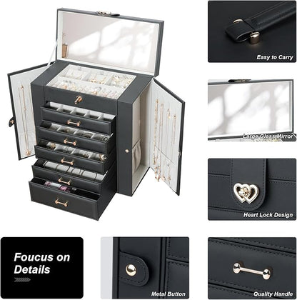 Large Jewelry Organizers and Storage, Large Jewelry Box - Image 2